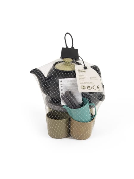 Green Bean Tea Set, 17 Pieces